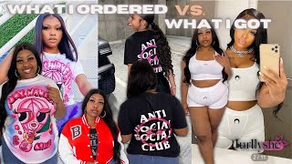 WHAT I ORDERED VS WHAT I GOT  FT JURLLYSHE CLOTHING [upl. by Nired]