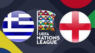 Greece vs England  UEFA Nations League 202425  PES Fantasy [upl. by Uliram859]