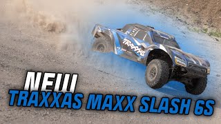 New Traxxas Maxx Slash 6S TEST [upl. by Tabib]