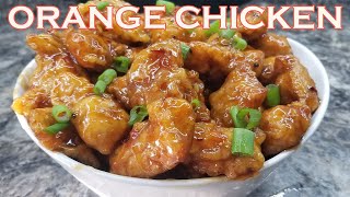 ORANGE CHICKEN RECIPE [upl. by Gilba768]