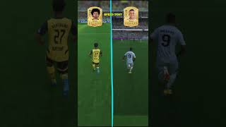 Adeyemi Vs Mbappe Speedtest FC25 fc25 fifa ultimateteam eagames easports [upl. by Neelrahs]