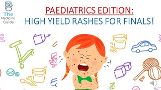 PAEDIATRICS EDITION HIGH YIELD RASHES FOR FINALS [upl. by Ydac]