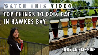 Top things to do and eat in Hawkes Bay ll Hastings amp Napier New Zealand Travel [upl. by Kurtis]