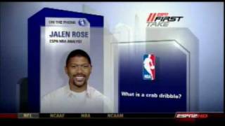 LeBron James Crab Dribble  Jalen Rose Explains on ESPN [upl. by Inar403]