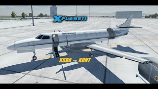 XPlane Metroliner III Freight Ops To Ontario [upl. by Arimay91]