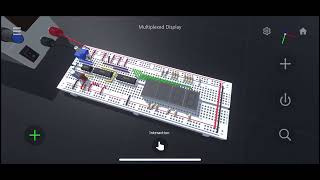 CRUMB Multiplexed Display Demonstration LED 7 Segment [upl. by Granger]