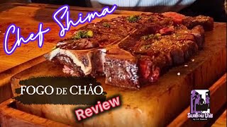 FOGO DE CHÃO Brazilian Steakhouse Restaurant Review [upl. by Kcirdnekel]