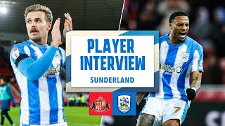 PLAYER INTERVIEW  Delano Burgzorg amp Danny Ward reflect on three points on Wearside [upl. by Egamlat]