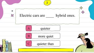 English Quiz  Comparative VS Superlative [upl. by Idona]