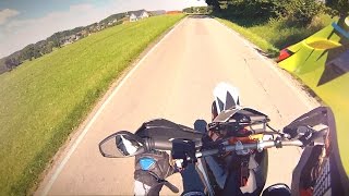 KTM SMC R 690 GSX R MT07 SXV SWM  Training  Polizei  Wheely  Power Drivers [upl. by Bilek]