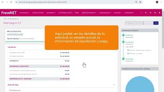 PreveNET  Reintegro de ILT – Consulta de solicitudes [upl. by Rudin]