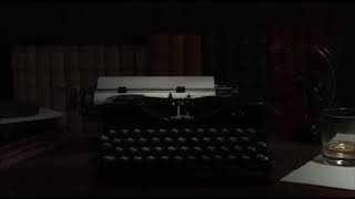 Typewriter  thunderstorm sound effects 4 hours no ads [upl. by Anaerda118]