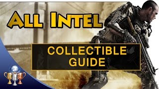 Call of Duty Advanced Warfare  All 45 Intel Collectibles Locations  Ferrum Absconsum [upl. by Asenad]