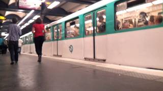 Paris Metro  line ligne 4 MP59 Strasbourg St Denis [upl. by Margalo]