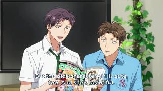 What boys talk at gathering Gekkan Shoujo Nozakikun [upl. by Eldreeda]