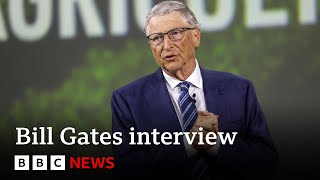 COP28 Bill Gates on climate optimism wealth and the human condition  BBC News [upl. by Omero53]