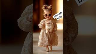 shortsfeed adorablebaby fashion fashionshow runway cutekids cutebaby cutebabies viealreels [upl. by Broida770]