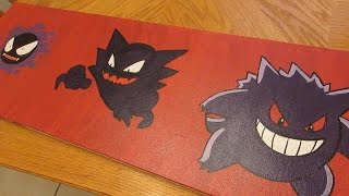 Gastly Haunter amp Gengar Painting by VegasJamie [upl. by Azzil]