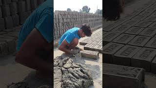 Best local brick factory for manual brick making shorts [upl. by Kass]