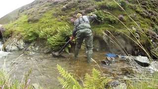 Wanlockhead Gold panning [upl. by Nyleuqaj]