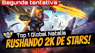 🔴ATUAL TOP 1 GLOBAL NATALIA JOGANDO NO HONRA MÍTICA  MLBB [upl. by Omocaig525]