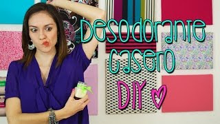 Como Hacer Desodorante Casero y Natural  Receta Fácil de Coco DIY  Catwalk [upl. by Olmsted432]