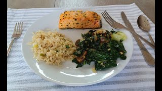 Nutritious and Delicious Part 3 of 4 Orange Ginger Salmon Cooking amp Broiling [upl. by Ahsoyem]