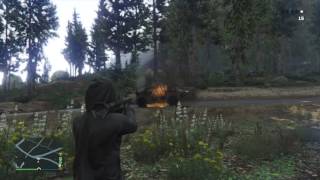 How many RPG rockets do you need to destroy the new APC GTA 5 Online [upl. by Nuri903]