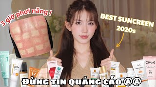 KEM CHỐNG NẮNG CỦA BẠN KHÔNG TỐT NHƯ BẠN NGHĨ  Phơi nắng 3 giờ để tìm ra kem chống nắng tốt nhất [upl. by Sybila]