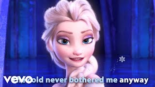 Idina Menzel  Let It Go from quotFrozenquot SingAlong Version [upl. by Dorkas]