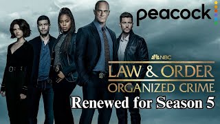 Law and Order Organized Crime renewed for season 5 [upl. by Jaala]