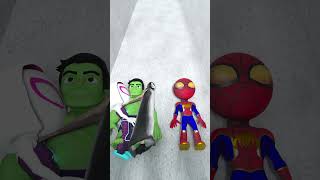 Kiss Run Spiderman vs Hulk In Barry Prison gta spiderman [upl. by Cargian]