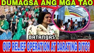 OVP RELIEF GOODS TATLONG MARIA TAAL BATANGAS [upl. by Acirej]