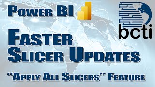 Power BI  Faster Slicer Refresh Using the quotApply All Slicersquot Feature [upl. by Rimhsak]