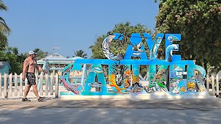 NO cars allowed here Caye Caulker BELIZE [upl. by Blancha]