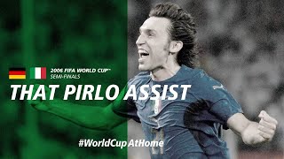 That Pirlo Assist  Germany v Italy Germany 2006 [upl. by Block]