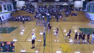 Laconia High School vs Oakfield High School Girls JuniorVarsity Volleyball [upl. by Funk]