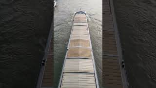 🌍 Breathtaking of Massive Ship Passing Under Oberkassel Bridge Düsseldorf 38  shorts [upl. by Avruch]