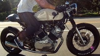 1982 Yamaha Virago XV750 Custom Cafe Racer Greg Hageman Inspired [upl. by Assilanna]