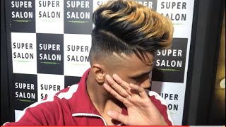 HAIR TATTOO FOR MENS IN INDIA  SIMPLE HAIR CUT  BLONDE HAIR  2020 [upl. by Nonie]