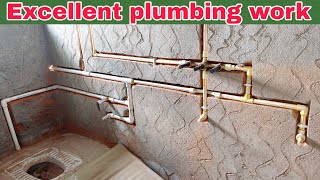 plumbing work for concealed wall mixer with all details [upl. by Noseimaj157]