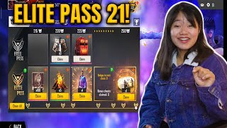 Free Fire New Elite Pass Season 21 Full Review  TRAP Revolution [upl. by Joanna]