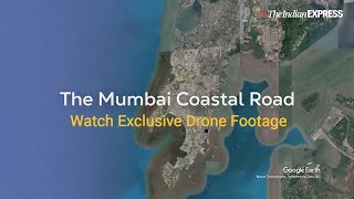 Exclusive  Watch drone footage of the Mumbai Coastal Road Project [upl. by Yettie250]