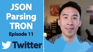 Swift 3 Twitter  JSON Parsing with TRON and Generics Ep 11 [upl. by Beitnes455]