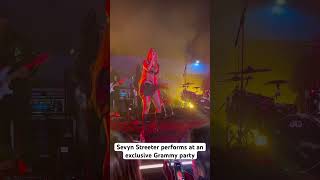 Sevyn Streeter performs at an exclusive Grammy party sevynstreeter rnbartist singers [upl. by Haramat]