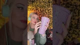 ASMR with my new cup from TJ Maxx swugasmr tappingsounds [upl. by Chapnick]