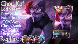 Script skin chou KOF  lori yagami no password  full effect voice  patch tebaru [upl. by Alesig]