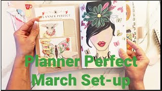 Planner Perfect March Planner Setup planning [upl. by Llednyl]