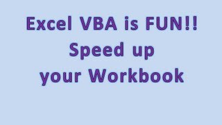 How to Speed Up Your Workbook  My SECRET EXCEL WEAPON [upl. by Emoryt]