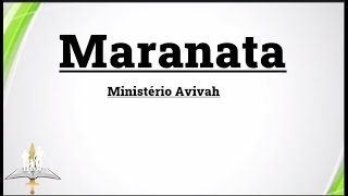 Maranata  Ministério Avivah Playback e Letra [upl. by Noma255]